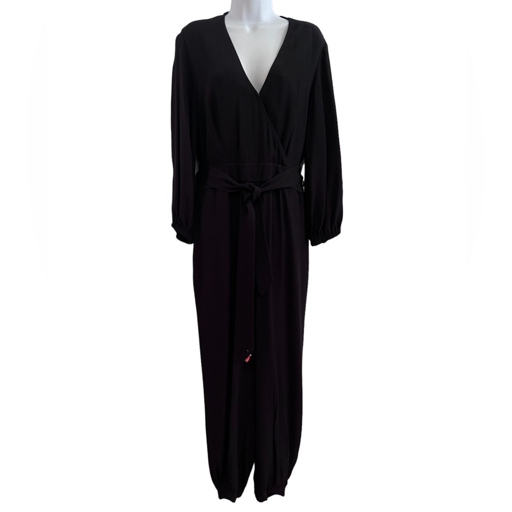 Halogen Long Sleeved Jumpsuit. Black Size Medium … - image 2